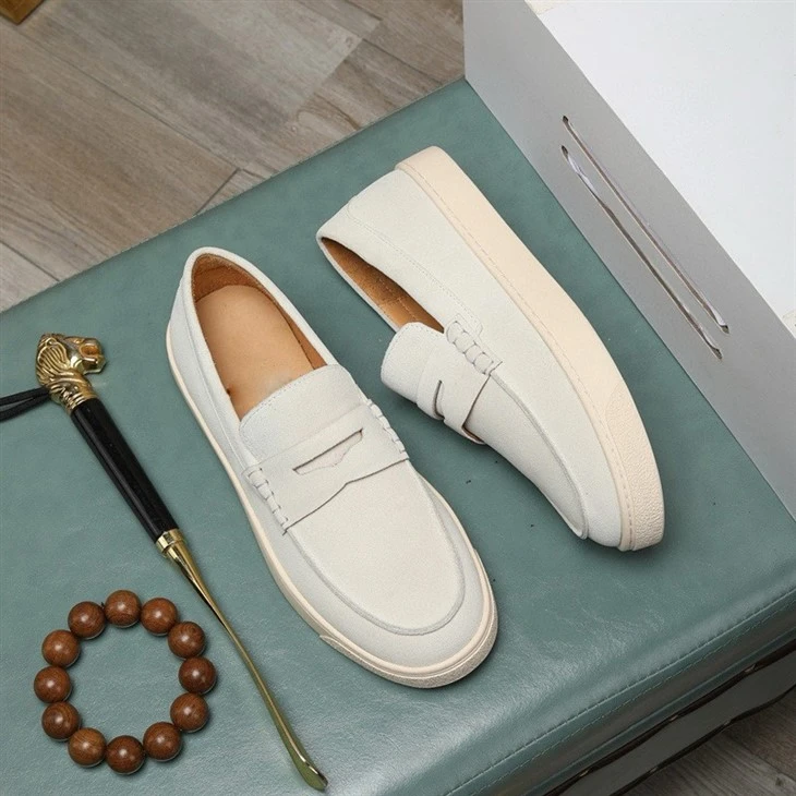 Cow Suede Casual Loafers For Men