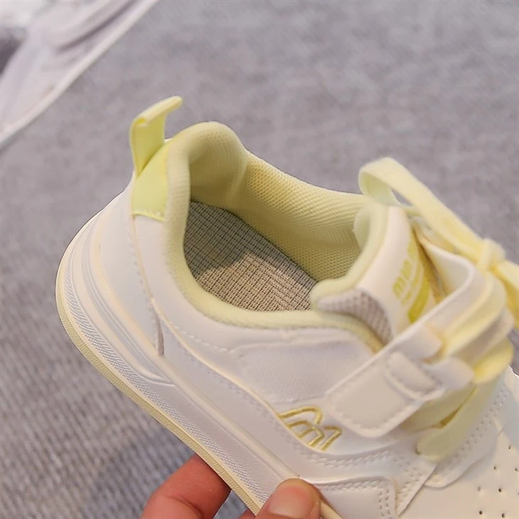 Kids Plain White Skating Sneakers best